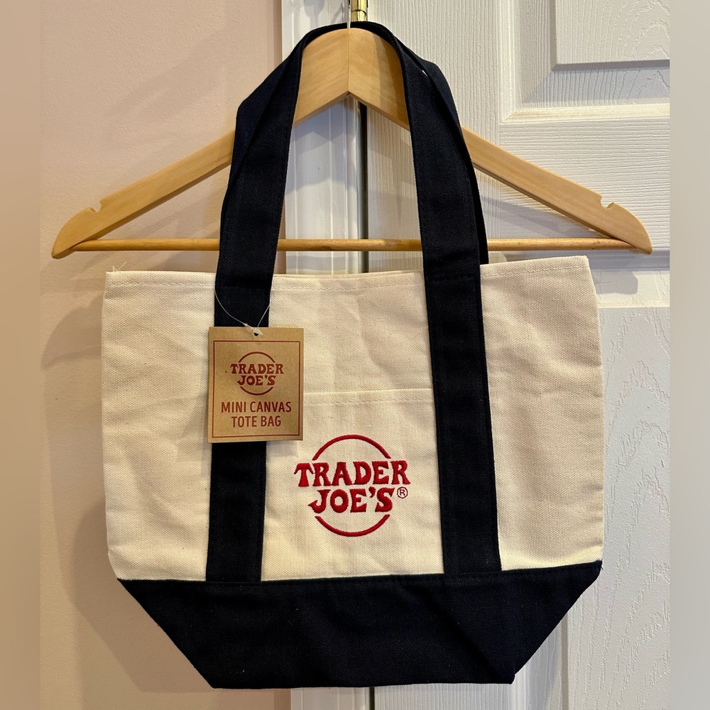 Trader Joe's Mini Canvas Tote Bag